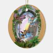 Bord van het Verenigd Koninkrijk Keramisch Ornament (Links)