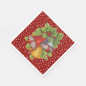 Bord van kerstcadeaupapier servet (Hoek)