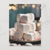 Bord van marshmallows briefkaart (Voorkant)