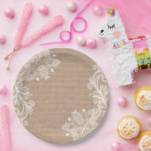 Bord van natuurlijk bulkpapier (Feest)