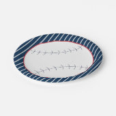 Bord van Navy Striped Baseball Paper (Gekanteld)