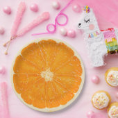 bord van Oranje citruspapier (Feest)