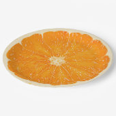 bord van Oranje citruspapier (Gekanteld)