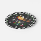 Bord van pannenkoeken en pyjama's voor kerstfeestd (Gekanteld)