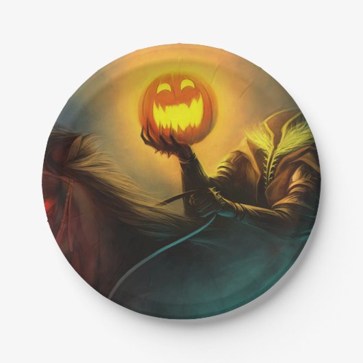 Bord van papier zonder kop van Horseman Halloween (Voorkant)