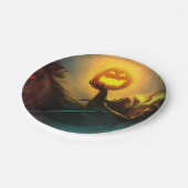 Bord van papier zonder kop van Horseman Halloween (Gekanteld)