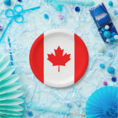 Bord van patriottisch papier met vlag van Canada (Feest)