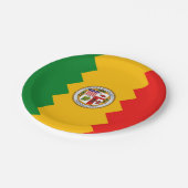 Bord van patriottisch papier met vlag van Los Ange (Gekanteld)