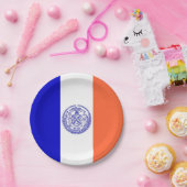 Bord van patriottisch papier met vlag van New York (Feest)