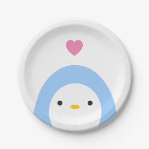 Bord van pinguïn in Love Paper