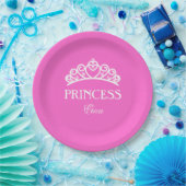 Bord van prinses met naam (Feest)