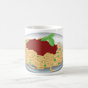 Bord van Spaghetti Bolognaise Mok