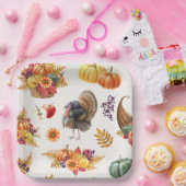 Bord van traditioneel Thanksgiving papier (Feest)