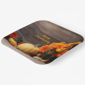 Bord van traditioneel Thanksgiving papier (Gebogen)