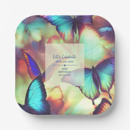 Bord van vlinderpapier