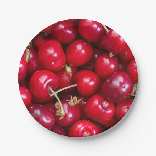 Bord van zoet kersenpatroon (Voorkant)