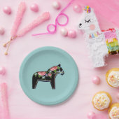 Bord van zwarte paarden (Feest)