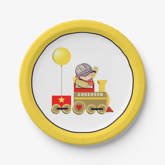 Bord voor aangepast Baby shower (Voorkant)