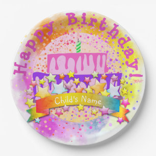 Bord voor Birthday Cake Paper - HAMbWG