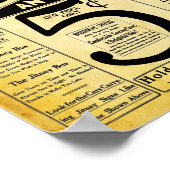 bord voor busvervoer poster (Hoek)