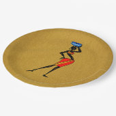 Bord voor damespapier van Afrika (Gekanteld)