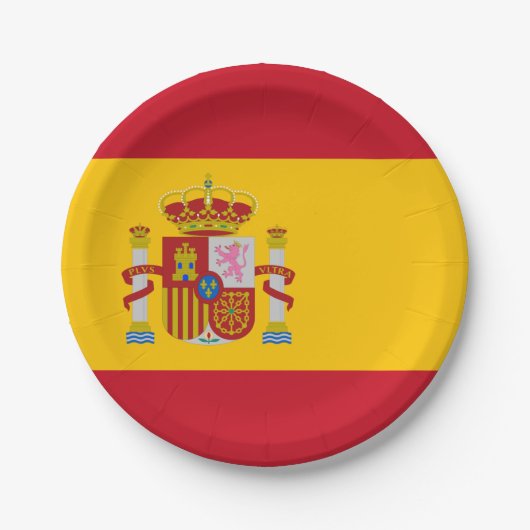 Bord voor de Spaanse vlag (Voorkant)