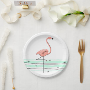 Bord voor flamingarappapier