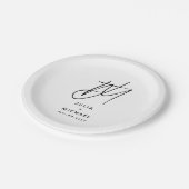 Bord voor gepersonaliseerd witpapier en zwartwitpa (Gekanteld)