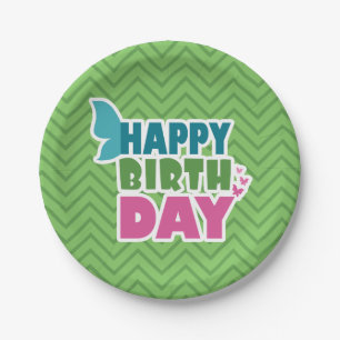 Bord voor groen gefeliciteerd verjaardagsvesten