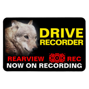 Bord voor het waarschuwen van het bestuurdersregis magneet