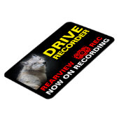 Bord voor het waarschuwen van het bestuurdersregis magneet (Linkerzijde)