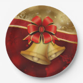 Bord voor kerstgoudbladerpapier (Voorkant)