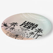 Bord voor muziekfestival van pasta (Gekanteld)