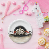 Bord voor paddenstoelenoogst - Cirkel (Feest)