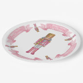 Bord voor roze kerstpapier, met de Nutnesskraker (Gekanteld)