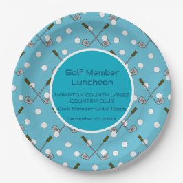 Bord voor speciale evenementen voor golfleden