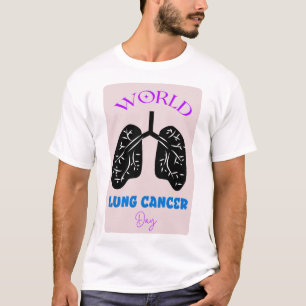 Bord voor Wereld Longkankerdag T-shirt