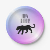 Bord voor zwart Panther Custom Party-papier (Voorkant)