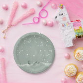 Bord wintergrijs papier (Feest)