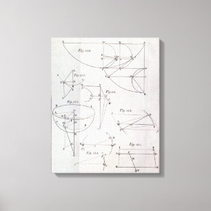 Bord XIX, ter illustratie van voorstel LXV Canvas Afdruk
