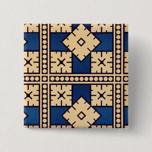 Bord XLIV uit 'Studies in Design', c.1874-76 (li Vierkante Button 5,1 Cm