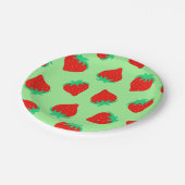 Bord zomeraardbeien (Gekanteld)