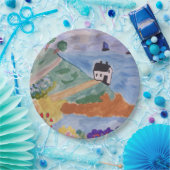 Bord zomerkust en bloemen (Feest)