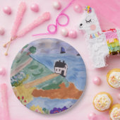 Bord zomerkust en bloemen (Feest)