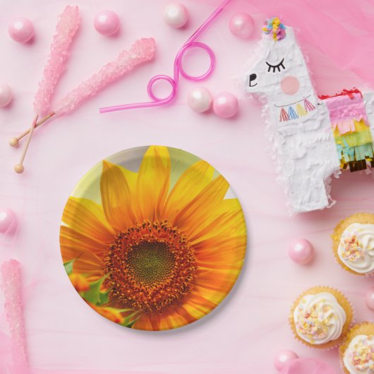 Bord zonnebloempapier (Feest)