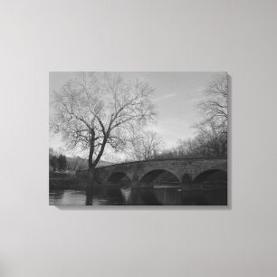 Bordbrug bij Antietam National Battlefield Canvas Afdruk
