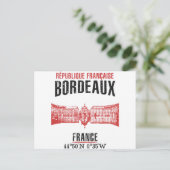 Bordeaux Briefkaart (Staand voorkant)