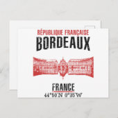 Bordeaux Briefkaart (Voorkant / Achterkant)