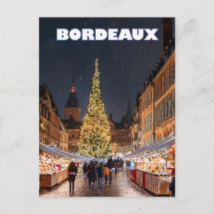 Bordeaux Christmas Charm Briefkaart