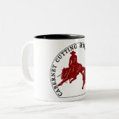 Bordeaux de logo de Cabernet CHA Blanc de tasse (Devant gauche)